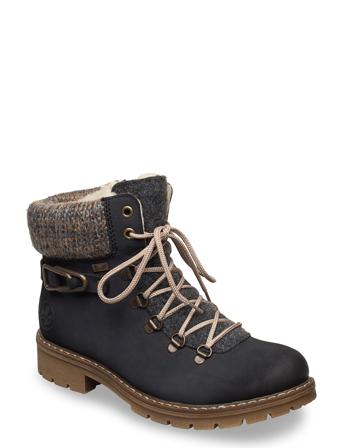 Y9131-14 Shoes Boots Ankle Boots Ankle Boot - Heel Blå Rieker