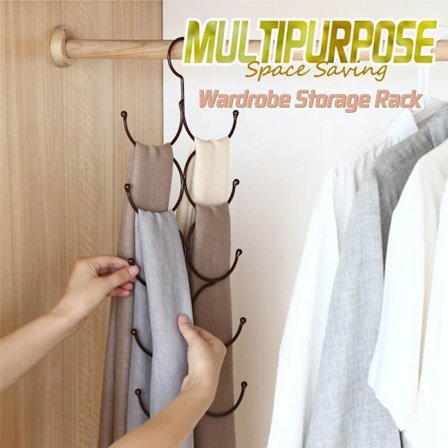 Multipurpose garderob Silk Scarf Bältestrumpor Förvaringsställ