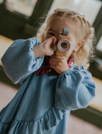 Fliink Helene Ls Blouse - Blue - 80