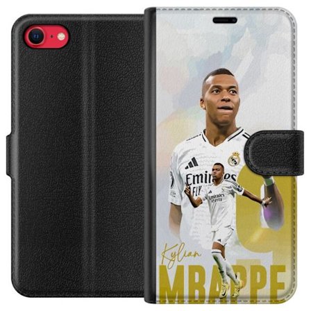 Kompatibel Tegnebogsetui til Apple iPhone SE (2022) Kylian Mbappé Real Madrid Frankrig La Ligas topscorer med eksplosiv hastighed og ekstrem målfarlig