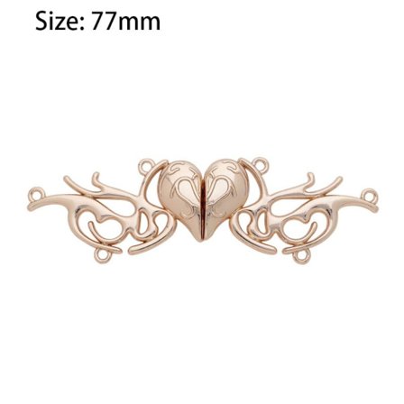 2STK Bukse Midjestrammer Knapppinner GULL 77MM