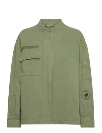 Tova Jacket Overshirts Grønn ODD MOLLY*Betinget Tilbud