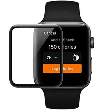 Apple Watch S1/S2/S3 38/42mm PET + PMMA Mjukt Sk rmskydd