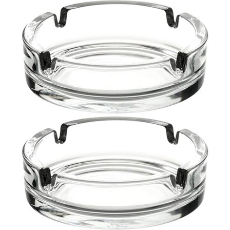 Glassaskebeger for sigaretter, for hjemmekontor, fancy kult askebeger