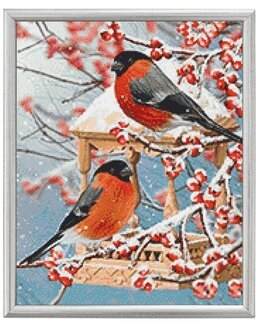 Diamond painting Fåglar - WizardiArt