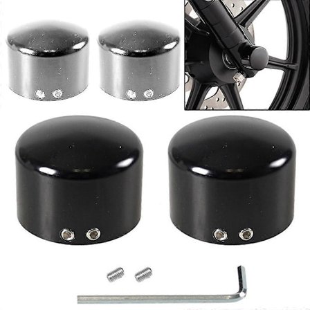 Motorcykel Modificeret Foraksel Hjulaksel Dekorativ Dækning Forakseldæksel Egnet Til Harley Davidson [DB]