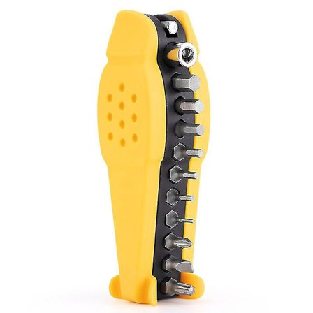 Cykelreparationsverktyg Multifunktion Cykeldäck Reparationssats Mountainbike Fix Verktyg(Gul)