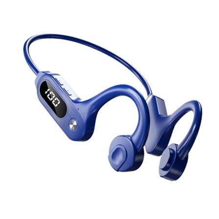 Öppna Hörlurar, Med Digital Display Trådlösa Öronkrokar Pluggbara Sport Air-Conduction Hörlurar Bluetooth 5.3 Headset Med Mikrofon För Löpning