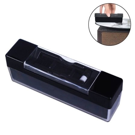 Myk børste antistatisk platebørste, bærbar vinylplate-renser KLB