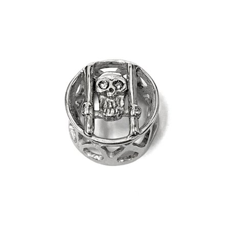 Stål plugg med dödskalle