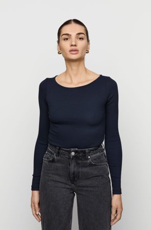 Petronella Rib Boatneck