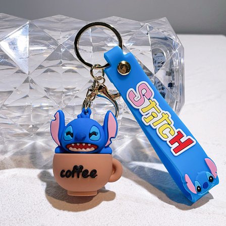 1 kpl Animoitu Disney Stitch -avaimenperäriipus