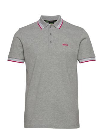 Paddy Polos Short-sleeved Harmaa BOSS