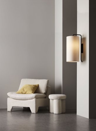 Pensile vegglampe H60 - sort