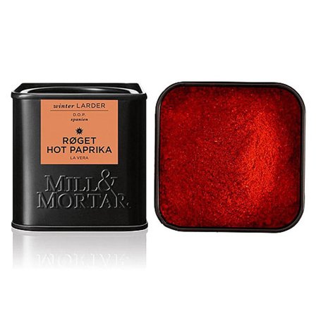 Mill & Mortar Paprika Røget Hot 50 g, Helse & Madvarer, Krydderier, Paprika
