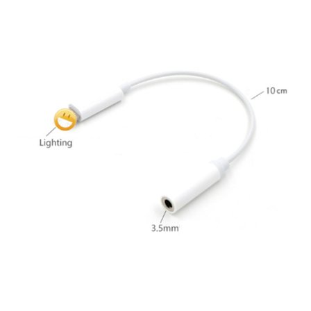 Paket, hörlursadapter ip 7, Laddare+ 2m kabel+hörlurar