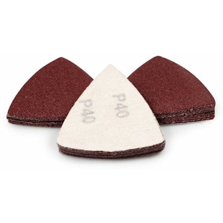 30 ark 800 korn trekant Velcro sandpapir 80mm til multifunktions oscillerende værktøj detaljesliber