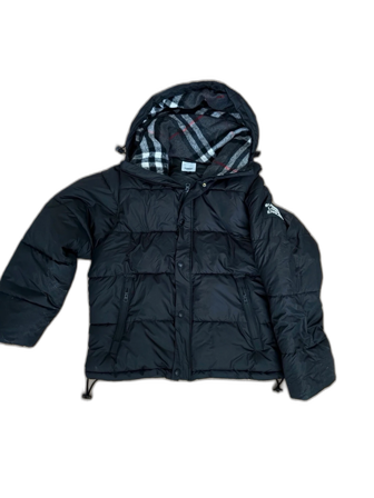 Svart pufferjacka från Burberry