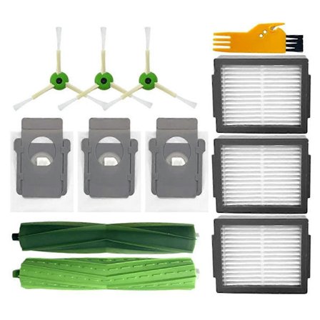 För Romba J7+ / J7 / J9+ Rulle Sidoborste Hepa Filter Dammpåse Robotdammsugare Reservdelar Tillbehör