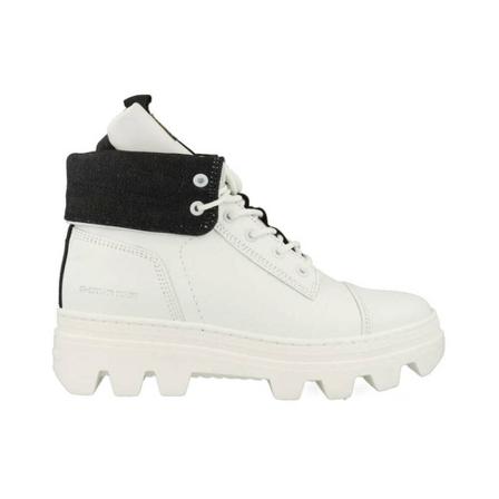 G-star, G-Star Noxer HGH FLD LEA 2211 020810 1000 Wit Wit, Dames, Maat:39 EU