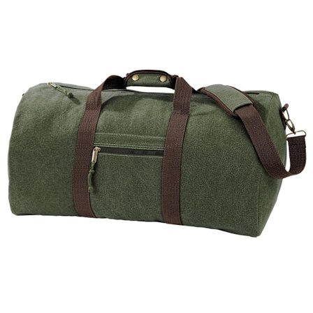 Quadra Vintage Canvas Holdall Duffelväska - 45 Liter (2-pack)