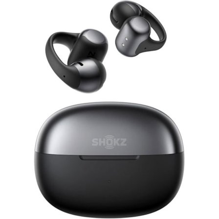 SHOKZ OpenDots ONE hörlurar med öppen örondesign - Dolby Premium ljud, Bluetooth 5.4, 40h batteritid