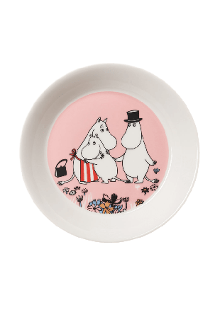 Arabia Mumin tefat 15cm Familjemys Mattallrikar Flerfärgad 15 CM