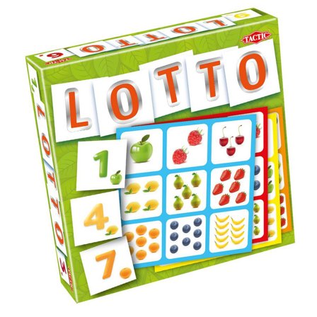 TACTIC Frukt-lotto inlärningsspel 2–4 spelare från 3 år - Lyreco - Skola och förskola - Lekmaterial - Spel - Från 3 - 4 år