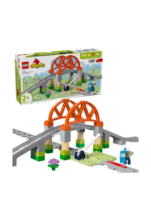 LEGO DUPLO Town Tågbro och spår 10425 Byggsatser Unisex ONESIZE