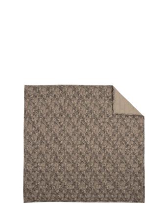 Giraffe Blanket Home Sleep Time Blankets & Quilts Beige Müsli By Green Cotton