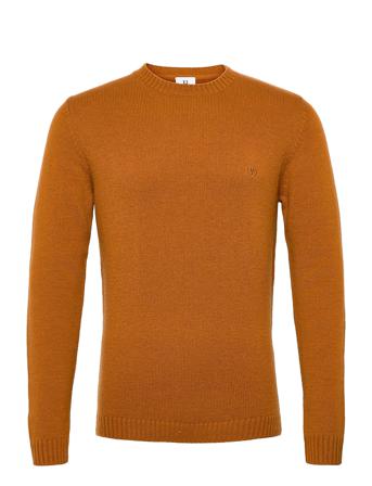 Hasse Sweater Neulepaita Pyöreä Kaula-aukko Ruskea Urban Pi Ers