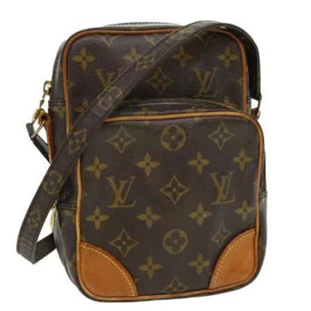 Louis Vuitton Vintage, Pre-owned Bag Bruin, Dames, Maat:ONE Size,leer