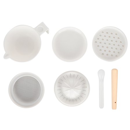 Infant Baby Grinding Food Bowl Multifunksjonell Grønnsaks- og Fruktkvern Verktøysett