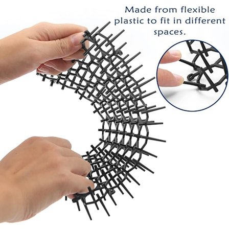 Kattrepellent, 6 ark, flate strimler for blomsterbed, plener og hager.