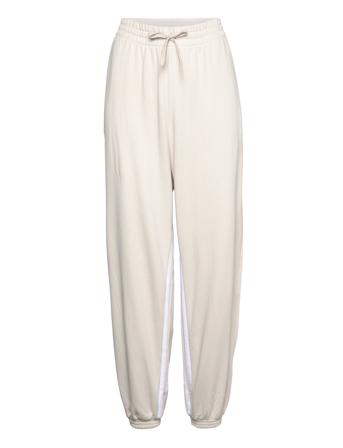 Hyperglam 3-Stripes Over D Cuffed Joggers Collegehousut Olohousut Kermanvärinen Adidas Performance