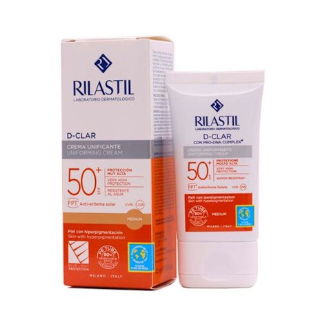 Rilastil D-Clar Spf50+ Ensartende Creme Medium 40ml