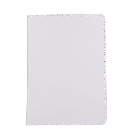 iPad 9.7" 5/6 Litchi fodral med stativ - Vit