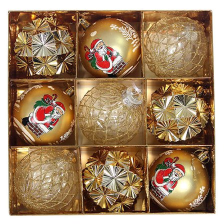 2023 Christmas Ball Juldekorationer Galvanisering Plast Ball Christmas Ball Set Hänge