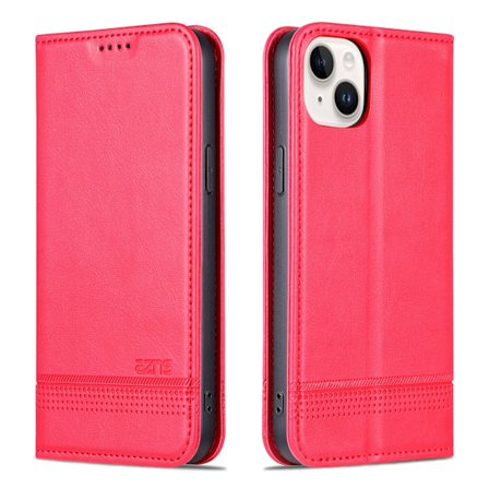 iPhone 15 - Plånboksfodral 3-kortfack i Läder