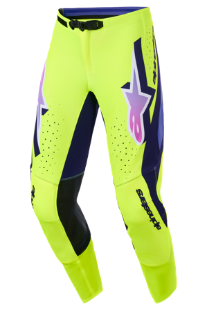 Pantaloni Cross Alpinestars Supertech Vista Giallo/Viola/Nero 34