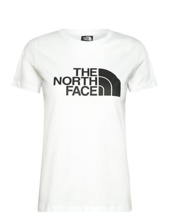 W S/S Easy Tee Sport T-shirts & Tops Short-sleeved White The North Face