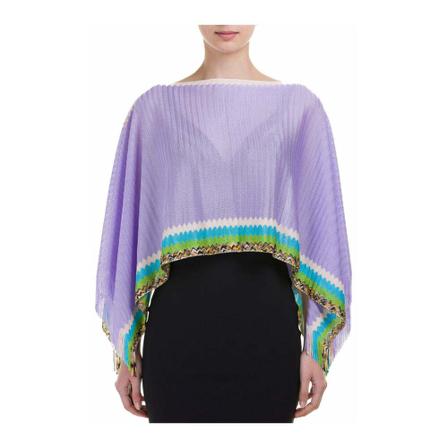 Missoni Poncho , Paars , Dames , Maat: ONE Size Poncho's