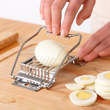Eggskjærer i rustfritt stål, profesjonell eggskjærer, f.eks. ZQKLA