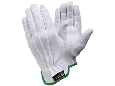 TEGERA Textilhandske 8120 vit 10 - Lyreco - Skyddsutrustning - Skyddshandskar - Textilhandskar
