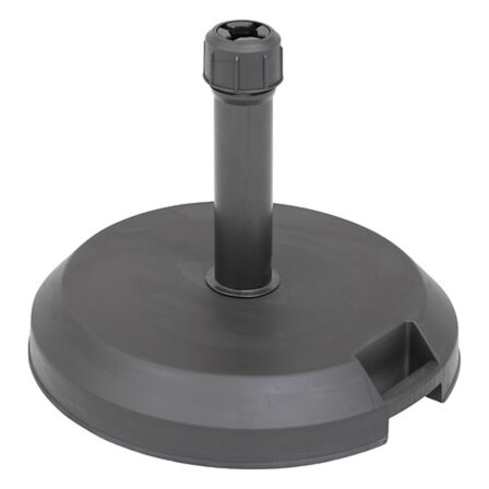 Sort parasolstativ, 29 kg, passer til 35-50 mm stænger