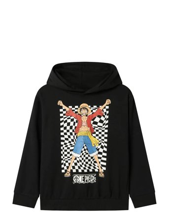 name it Nkmjuck Onepiece Sweat Wh Bru Noos Vde - Black - 116