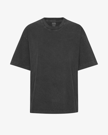 Oversized Organic T-Shirt - Faded Black XS