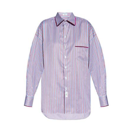 Etro Striped Shirt Blå, Dame Bluser, Størrelse: 2XS