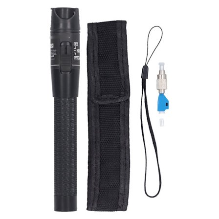 Visuell feilsøker 30 km VFL berøringsfri fiberlys testpenn med FC til LC adapter