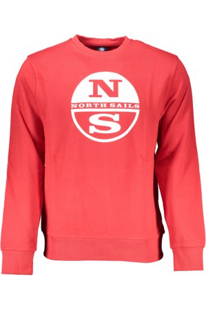 North Sails Felpa Senza Zip Uomo Rosso